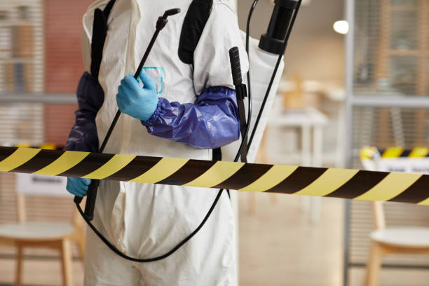 Professional Biohazard technician working in Hayden, ID